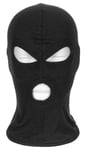 Max-Fuchs Tunn 3-håls balaklava (black)