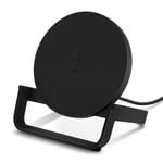 Belkin 10W Qi Wireless Charger Stand with QC3 Plug - Black