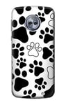 Dog Paw Prints Case Cover For Motorola Moto G6 Plus