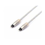 Reekin - Toslink optical Audio-Cable - 3,0m slim (Silver/Gold) (CAB-013-3M)
