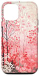 Coque pour iPhone 13 Pro Or rose argent shopping peinture dessin nature