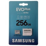 Samsung EVO Plus microSDXC Memory Card with Adapter 256GB