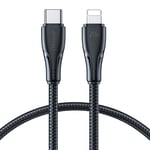 Joyroom USB-C till Lightning kabel 20W, 0.25m - Svart