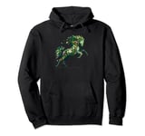 Free Spirit Riding horse with ros Pullover Hoodie