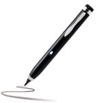 Navitech Matt Black Fine Point Digital Active Stylus Pen Compatible With Dell XPS 13
