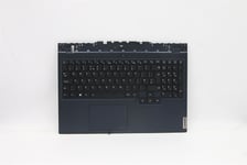 Lenovo Legion 5-15ACH6H 5-15ACH6A Keyboard Palmrest Top Cover UK Blue 5CB1C74840