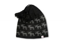 Djur Fleece Mössa Svart stl M -