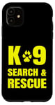 iPhone 11 K-9 Search And Rescue Dog Handler Trainer SAR K9 FRONT PRINT Case