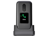 DORO 2880 - 4G funktionstelefon / Internal Memory 17 MB - microSD slot - 320 x 240 pixlar - rear camera 0,3 MP - svart / vit
