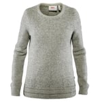 Fjällräven Womens Övik Structure Sweater (Grå (EGG SHELL-GREY/111-020) Large)