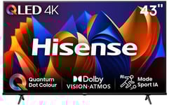 TV QLED Hisense 43E79NQ 108 cm 4K UHD 2024