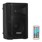 Ibiza - XTK10A-MKII- Active 10"/25cm SONO Speaker- 25mm Compression Tweeter- Bass Reflex System- USB, SD, Bluetooth- TWS- Handle and Wheels- NEW VERSION-Black- Party, events, club, conference, karaoke
