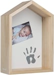 Baby Art Étagère pour bébé - Étagère murale ou bureau en bois - Décoration de chambre d'enfant - Personnalisable avec le kit d'empreintes - Couleur bois naturel