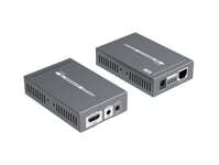 HDMI Extender over Ethernet, 70m, PoE, HDBase T, black