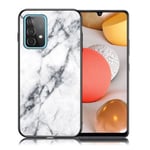 Fantasy Marmor Samsung Galaxy A52 5G skal - Vit Marmor Vit
