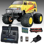 TAMIYA Lunch Box RC Car Deal Bundle. Radio, Battery & Charger All Included 58347
