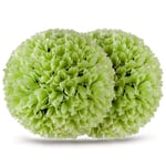 Set med 2 buxbomkulor, UV-beständiga dekorativa bollar, topiary konstgjord växt, dekorativ växt, diameter 28 cm, grön