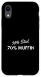 Coque pour iPhone XR 30 % Stud 70 % Muffin 30 Stud 70 Muffin Funny Valentine