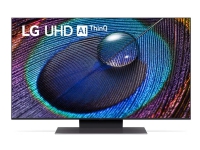 LG 43UR91003LA - 43 Diagonal klass UR91 Series LED-bakgrundsbelyst LCD-TV - Smart TV - ThinQ AI, webOS - 4K UHD (2160p) 3840 x 2160 - HDR - kant-LED