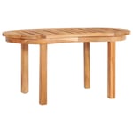 Solid Teak Wood Coffee Table 90cm Garden Living Room Desk Outdoor vidaXL