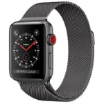 Apple Watch Metall reim for 4/5/6/SE 44 mm & 1/2/3 42 mm - Grå