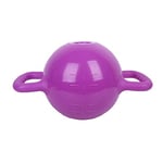 cherrypop Yoga Fitness Kettle Bell Adjustable Water Kettlebell Dumbbell Double Handles Pilates Body Shaping Equipment Purple
