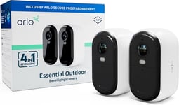 Arlo Essential HD trådlös övervakningskamera för bekvämlighet - 2 IP-kameror
