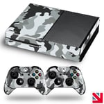 CAMO Series Arctic White XBOX ONE Skin Decal Vinyl Sticker Wrap