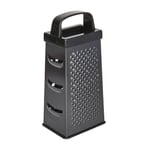 Black Non-Stick 17cm Four Sided Box Grater