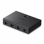 Usb 2.0 Sharing Switch 4 Port Usb Peripheral Switcher Adapter Box Hub 4 Pcs