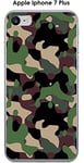 Onozo Coque Apple iphone 7 Plus Design Camouflage 1 Kaki Vert