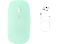 Strado Mouse Wireless Bluetooth Computer Mouse With Radio Band - Ctmm (Green) Universal