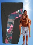 NEW NIKE JUST DO IT Active Beach Water Sports Board Shorts Trunks Black M