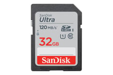 SanDisk Ultra - flash-minneskort - 32 GB - SDHC UHS-I