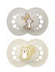 Mam Original 6-16M Silic Neutral 2P Baby & Maternity Pacifiers & Accessories Pacifiers Multi/patterned MAM
