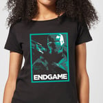 Avengers Endgame War Machine Poster Women's T-Shirt - Black - L - Black