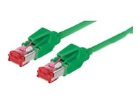 Tecline Câble Ethernet de catégorie 6A Vert 1,5 m