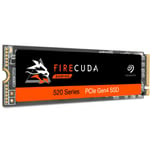 Seagate FireCuda 520 ZP2000GM3A002 - SSD - 2 To - interne - M.2 2280 - PCIe 4.0 x4 (NVMe)