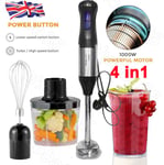 1000W Hand Blender Electric Stick Blender Curry Puree Food Mixer And Liquidiser