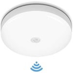LED-taklampa med 12W rörelsesensor, ljud- och ljusstyrning, induktions-taklampa