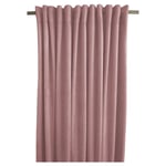 Nina Royal Zander Sammetsgardin Rosa 300