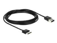 Delock - Ström-/datakabel - USB (hane) till ASUS 36-pin connector (hane) - 1 m - svart - för ASUS Transformer Pad TF701T Vivo Tab TF810C VivoTab RT TF600T