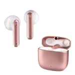 Vivanco Metal Pair Earphones Rose Gold True Wireless Bluetooth In-Ear Earbuds