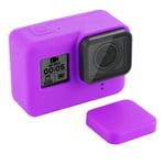 GoPro PULUZ HERO7 Black silicone frame case - Purple Lila