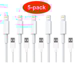 5-PACK Lightning Charging Cable for iPhone
