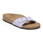 Birkenstock Madrid Synthetics - Sandales Soft Birki Vegan Purple Fog 42 - Normal