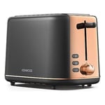 Kenwood Abbey Lux 2 Slice Toaster with 7 Browning Settings 800W - Grey/Rose Gold