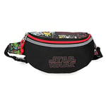 Star Wars Galactic Team Large Black Waist Bag 34x13x7 cms Polyester