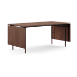 House of Finn Juhl Nyhavn Dining Table matbord med klaffar Valnöt-svarta ben