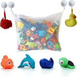 COSY ANGEL Bath Toy Storage Bag for Bath Toys with 4 BPA Free Toys UK Approved -